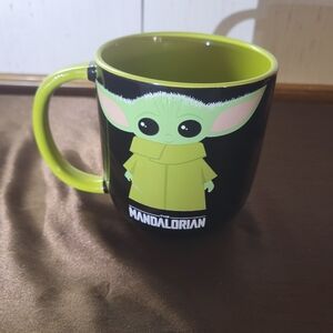 Baby Yoda Mandalorian Coffee Mug Star Wars 20oz Excellent Condition No Chips